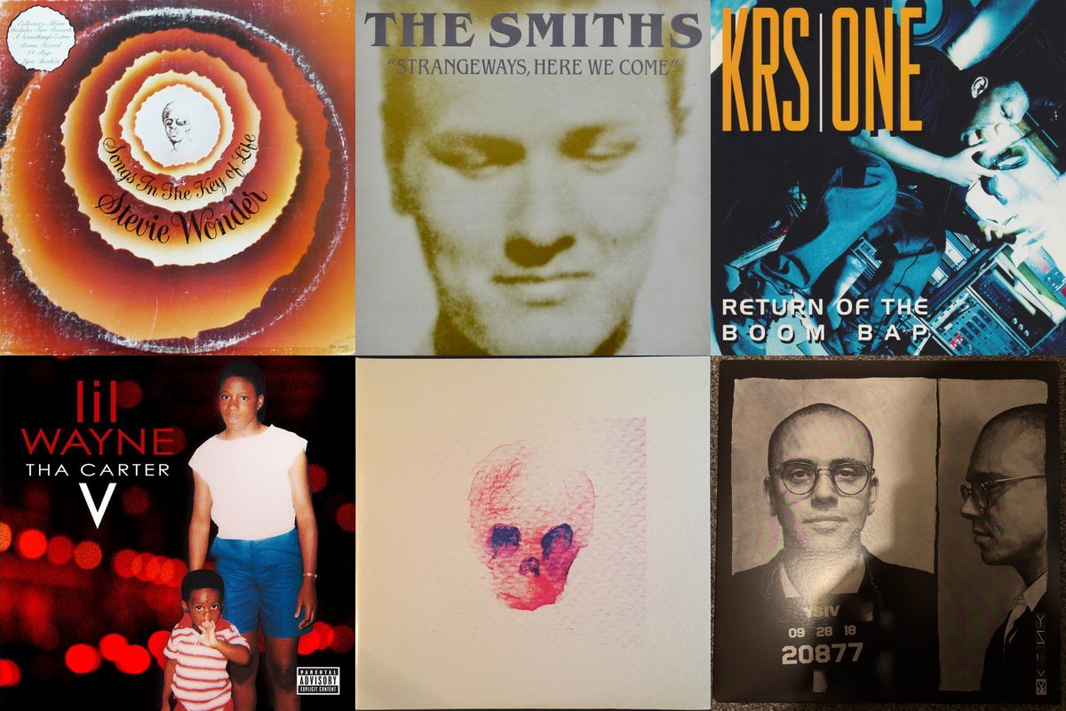 September 28th album covers: Songs In The Key Of Life, Strangeways, Here We Come, Return of the Boom Bap, Tha Carter V, ATW, YSIV